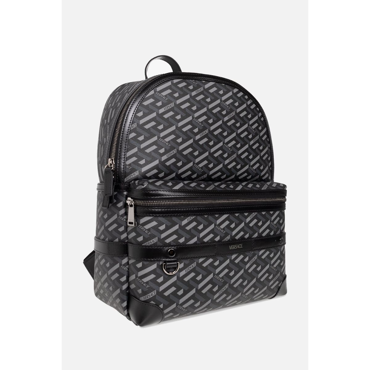 Рюкзак Versace La Greca Signature серый Рюкзак Versace La Greca Signature серый